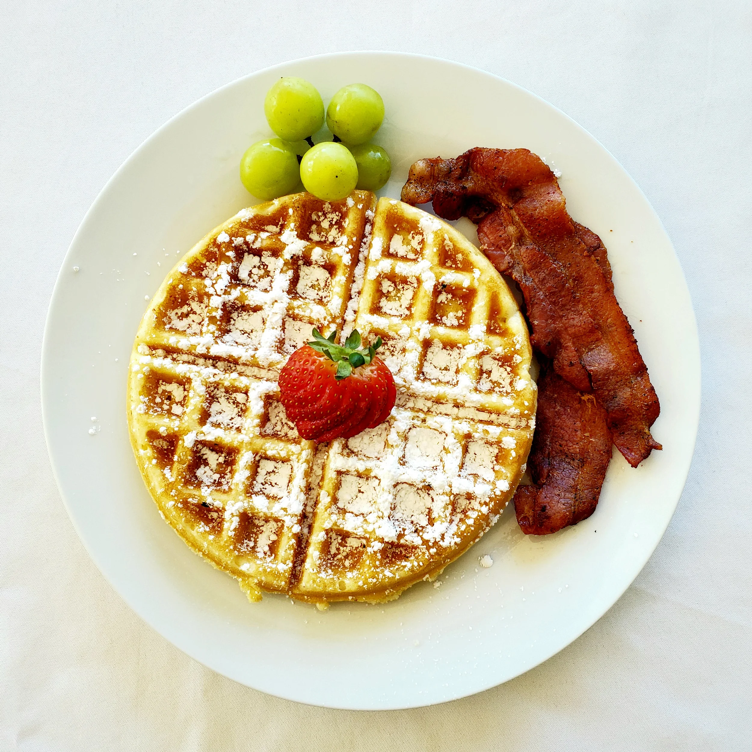 belgian waffle at the sky view inn